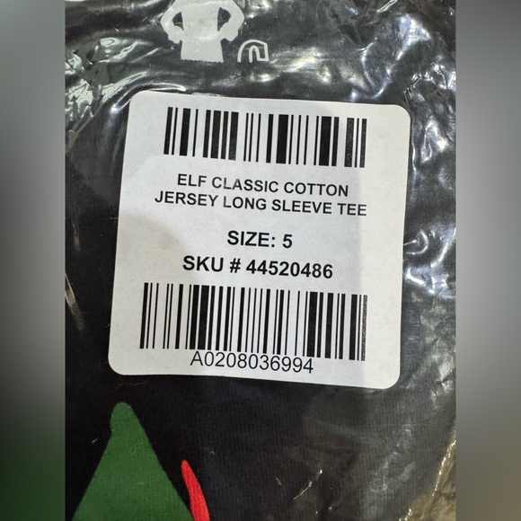 NWT Torrid Elf Christmas classic cotton jersey long sleeve tee size 5X - Picture 7 of 7